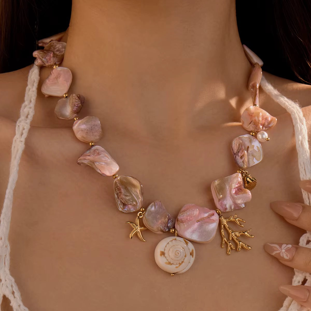 Coral Coast Charm Necklace