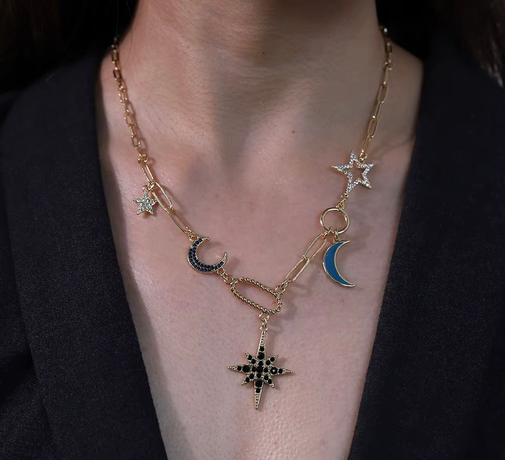 Lunara Celestial Charm Necklace