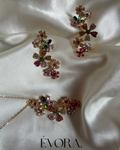 Flora Radiance Earrings & Pendant Set
