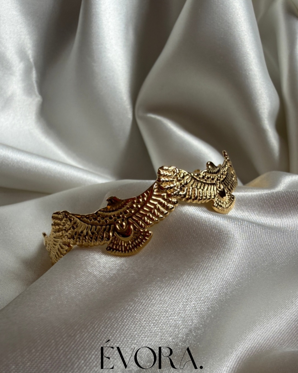 Golden Serpent Statement Cuff