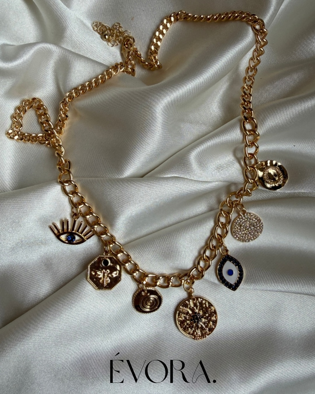 Mystique Eye Charm Necklace