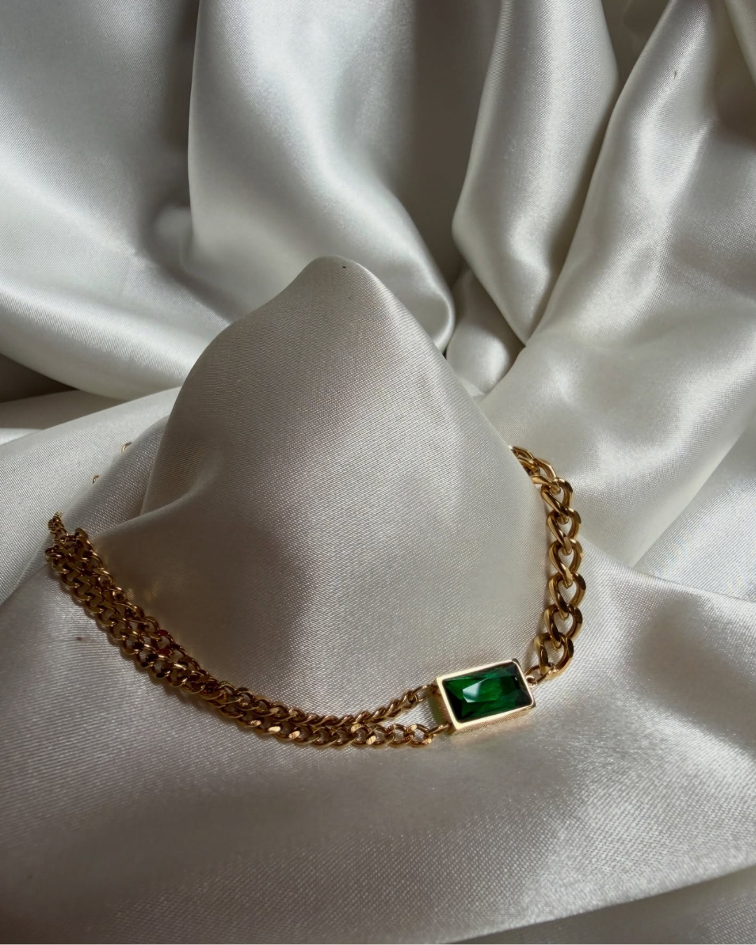 Emerald Link Bracelet