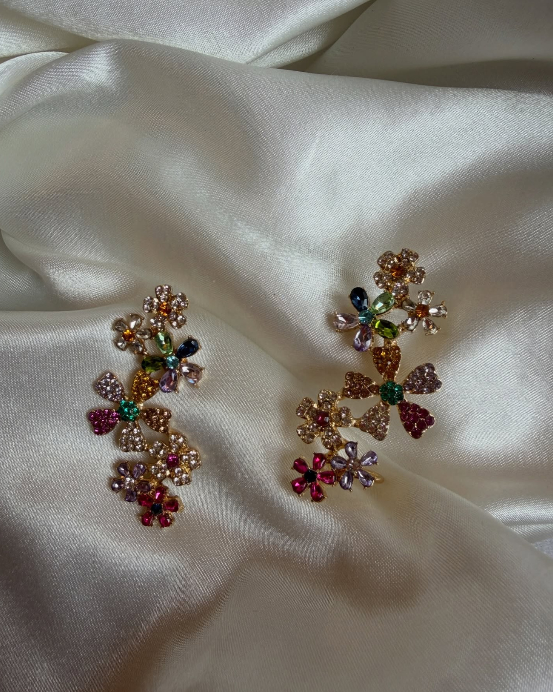 Flora Radiance Earrings & Pendant Set