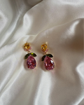 Blooming Jewel Necklace & Earrings Set