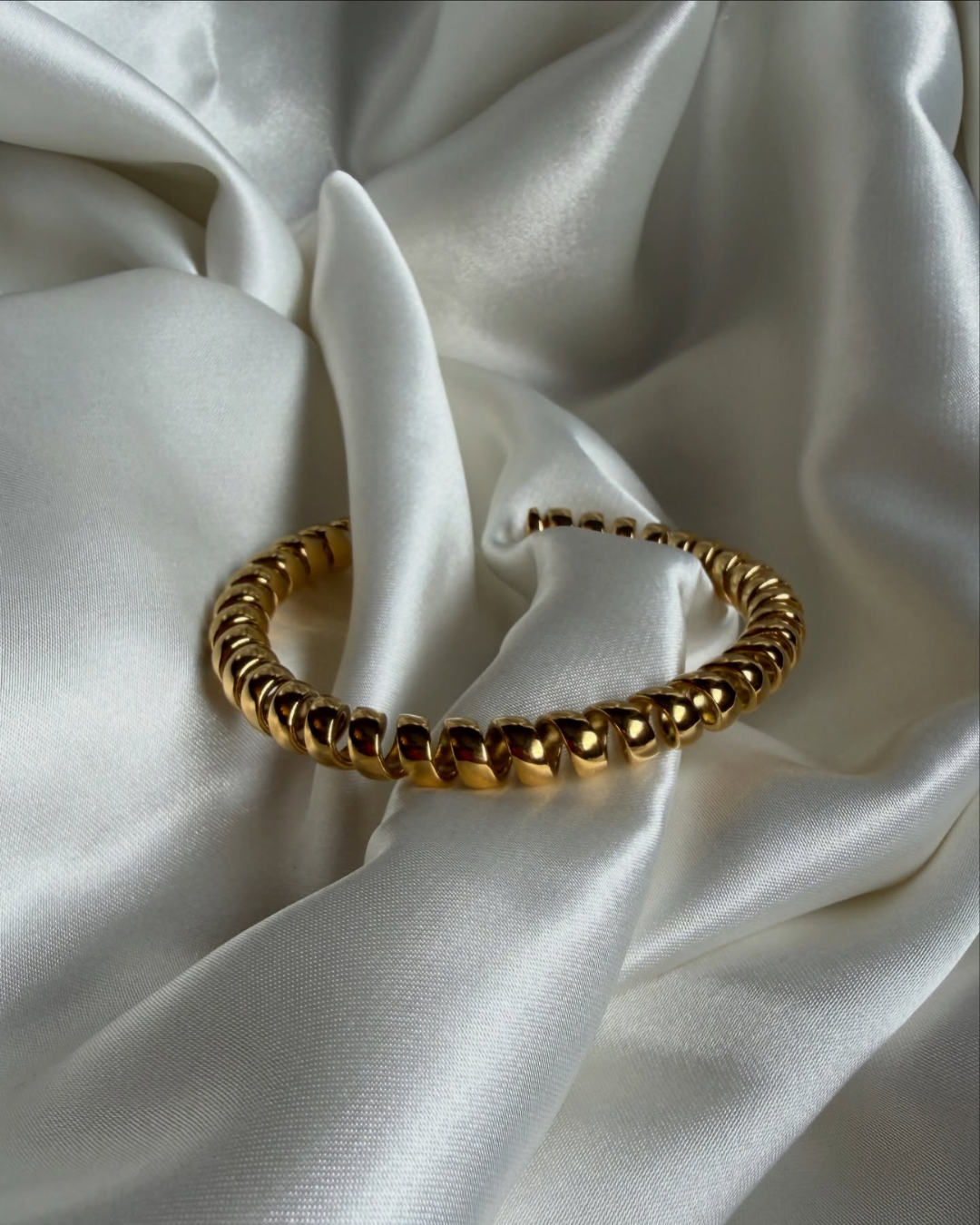Golden Rope Twist Bracelet