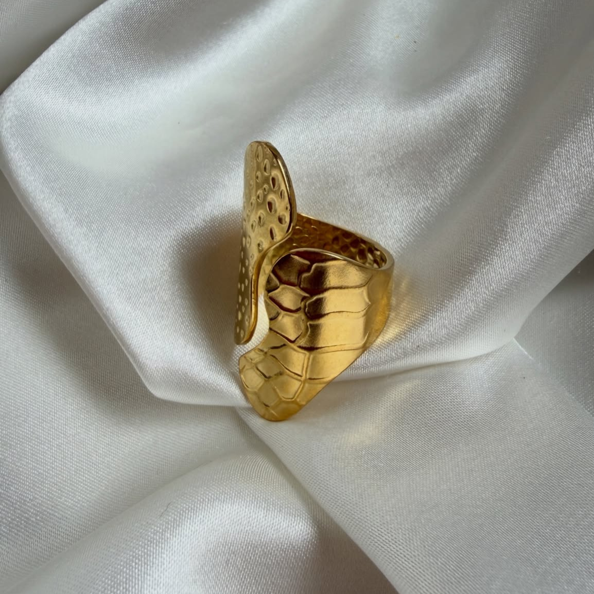 Duo Luxe Textured Ring